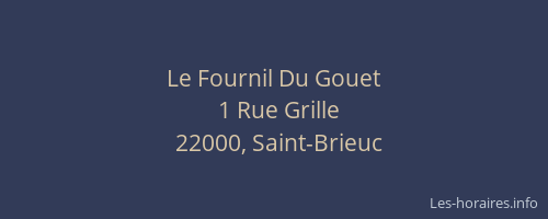 Le Fournil Du Gouet