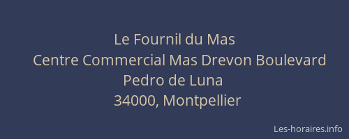 Le Fournil du Mas
