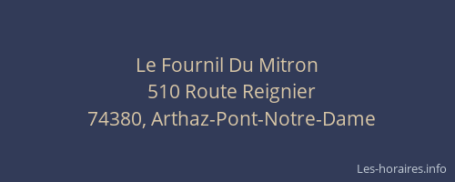 Le Fournil Du Mitron