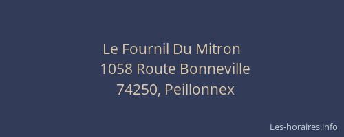 Le Fournil Du Mitron