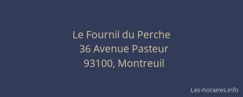 Le Fournil du Perche