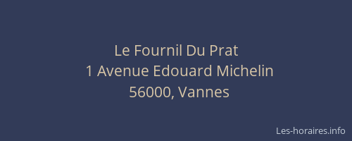 Le Fournil Du Prat