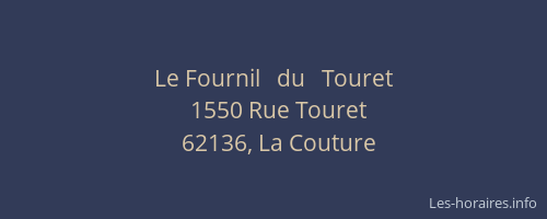 Le Fournil   du   Touret