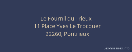 Le Fournil du Trieux