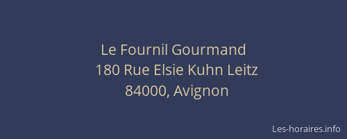 Le Fournil Gourmand