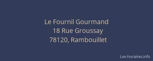 Le Fournil Gourmand