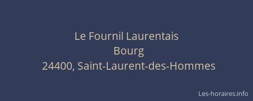 Le Fournil Laurentais
