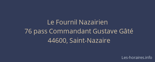 Le Fournil Nazairien