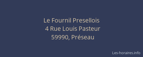 Le Fournil Presellois