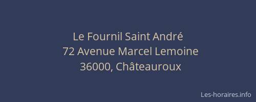 Le Fournil Saint André