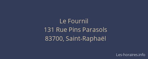 Le Fournil