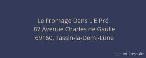 Le Fromage Dans L E Pré