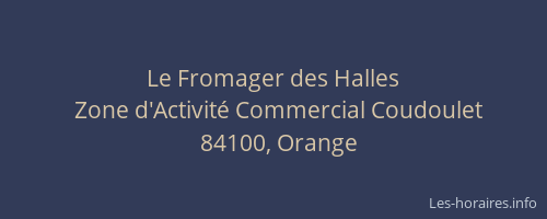 Le Fromager des Halles