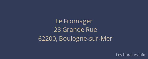 Le Fromager