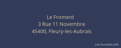 Le Froment