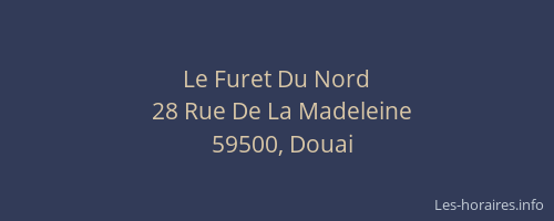 Le Furet Du Nord