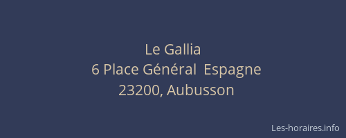 Le Gallia