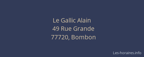 Le Gallic Alain
