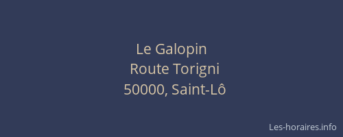 Le Galopin