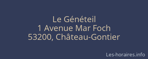 Le Généteil