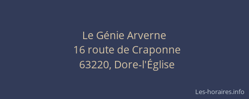 Le Génie Arverne