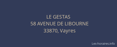 LE GESTAS