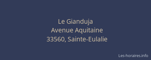 Le Gianduja