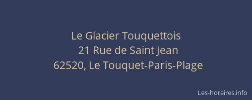 Le Glacier Touquettois