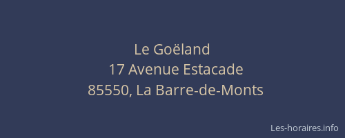 Le Goëland