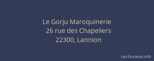 Le Gorju Maroquinerie