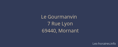 Le Gourmanvin