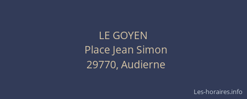 LE GOYEN