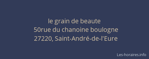 le grain de beaute