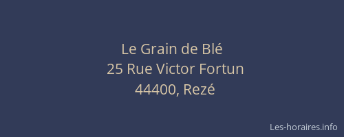 Le Grain de Blé