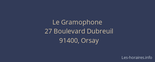 Le Gramophone