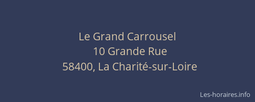 Le Grand Carrousel