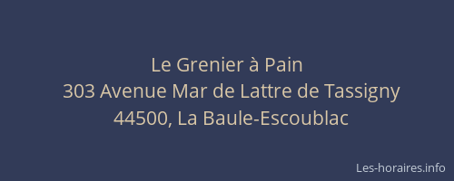 Le Grenier à Pain