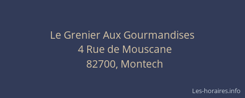 Le Grenier Aux Gourmandises