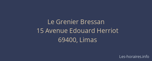 Le Grenier Bressan