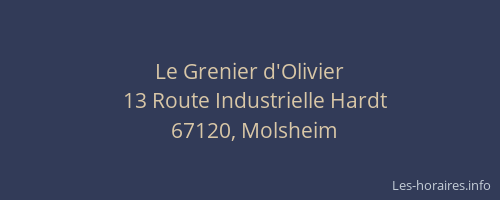 Le Grenier d'Olivier