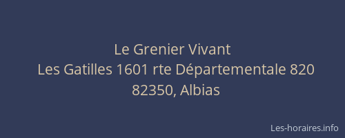 Le Grenier Vivant