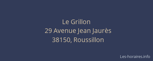 Le Grillon