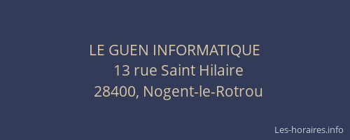 LE GUEN INFORMATIQUE