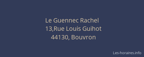 Le Guennec Rachel