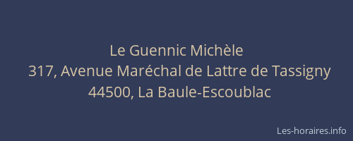 Le Guennic Michèle
