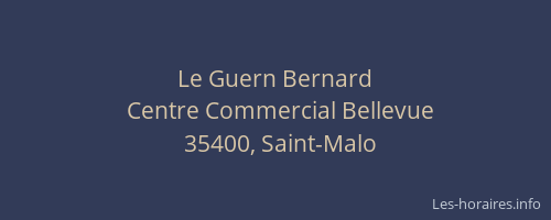 Le Guern Bernard