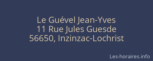 Le Guével Jean-Yves