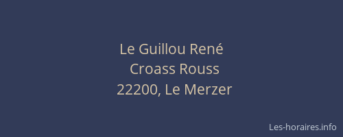 Le Guillou René