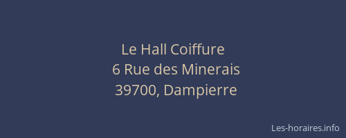 Le Hall Coiffure