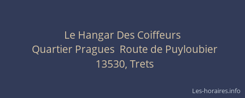 Le Hangar Des Coiffeurs